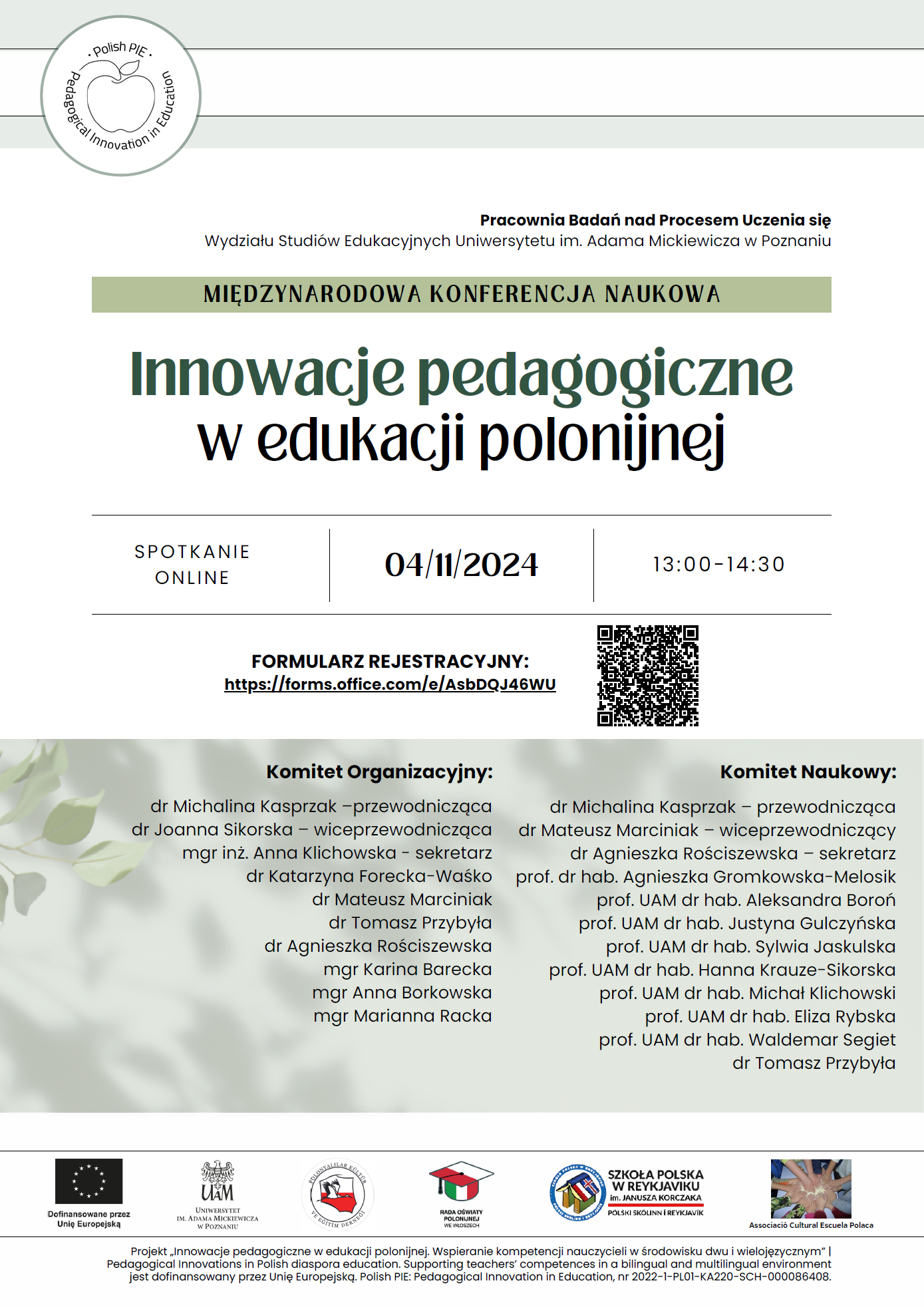 Konferencja on-line pt. „Innowacje pedagogiczne w edukacji polonijnej”